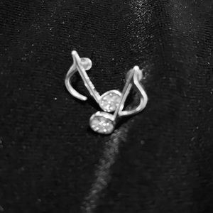 Artemisia Sterling Silver Quarter Note Earings